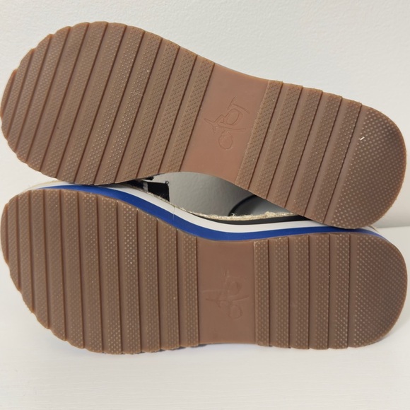 OTBT Black and Blue Platform Sandals - Picture 2 of 4